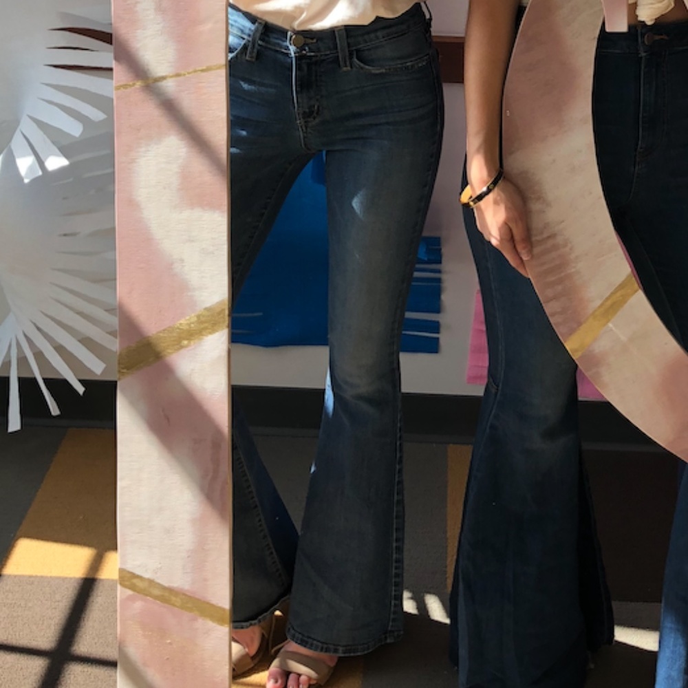 Flying Monkey | Mid Rise Flare Blue Jean Size 25